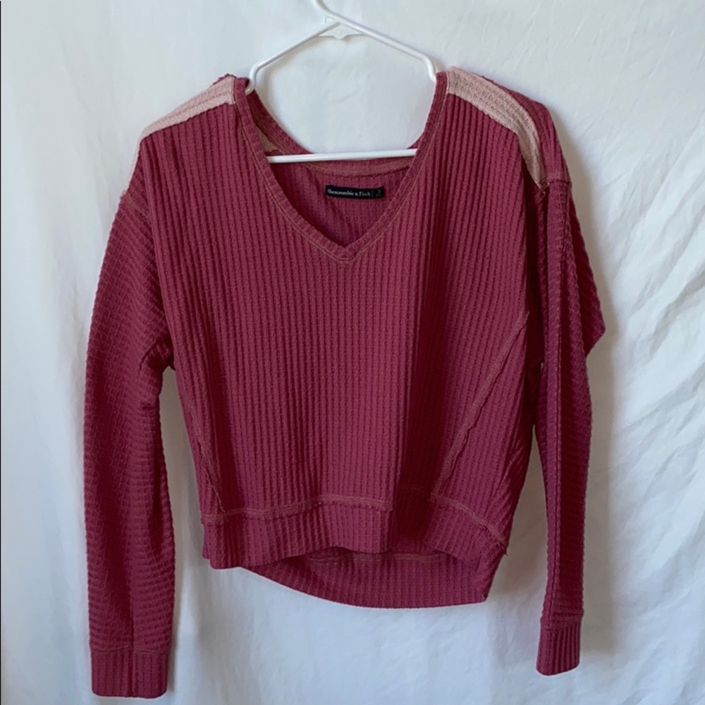 Long sleeve Abercrombie and Fitch top size: S